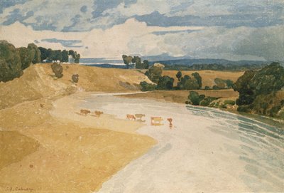 Am Tees bei Rockcliffe von John Sell Cotman